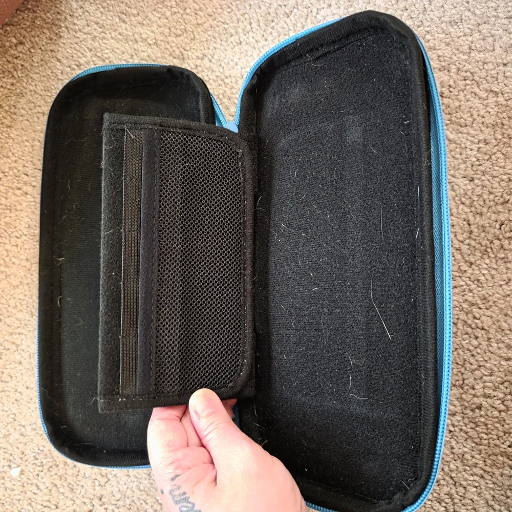 Nintendo Switch Black and Blue Carrying Case